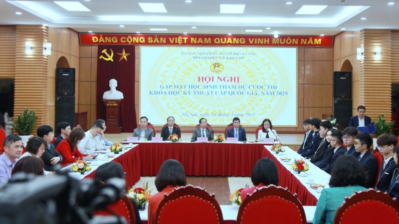 Hà Nội có 6 đề tài dự thi cuộc thi Khoa học kỹ thuật cấp quốc gia năm 2025