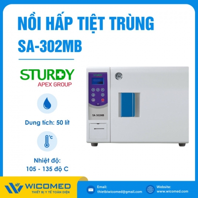 Nồi hấp tiệt trùng sấy chân không máy in Sturdy SA-302MB
