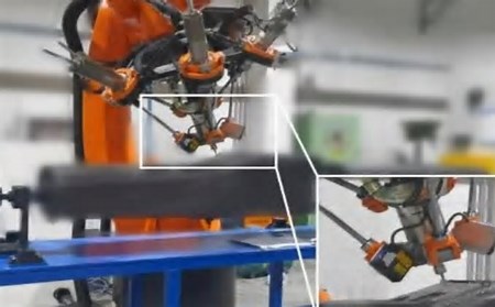 Robot thay thế công nhân lành nghề ở nhà máy drone