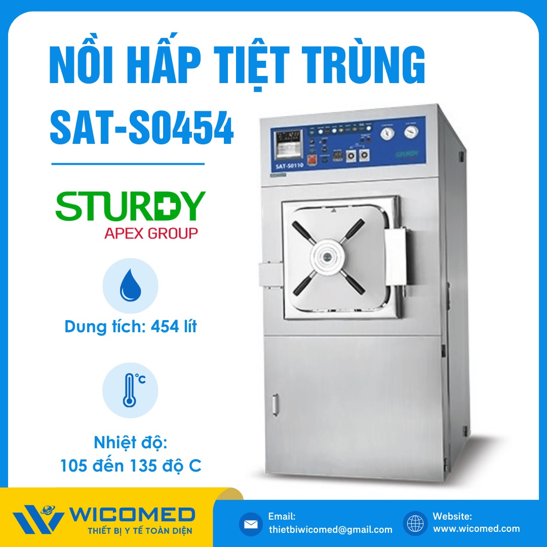 Nồi hấp tiệt trùng tuồng hấp vuông Sturdy SAT-S0454