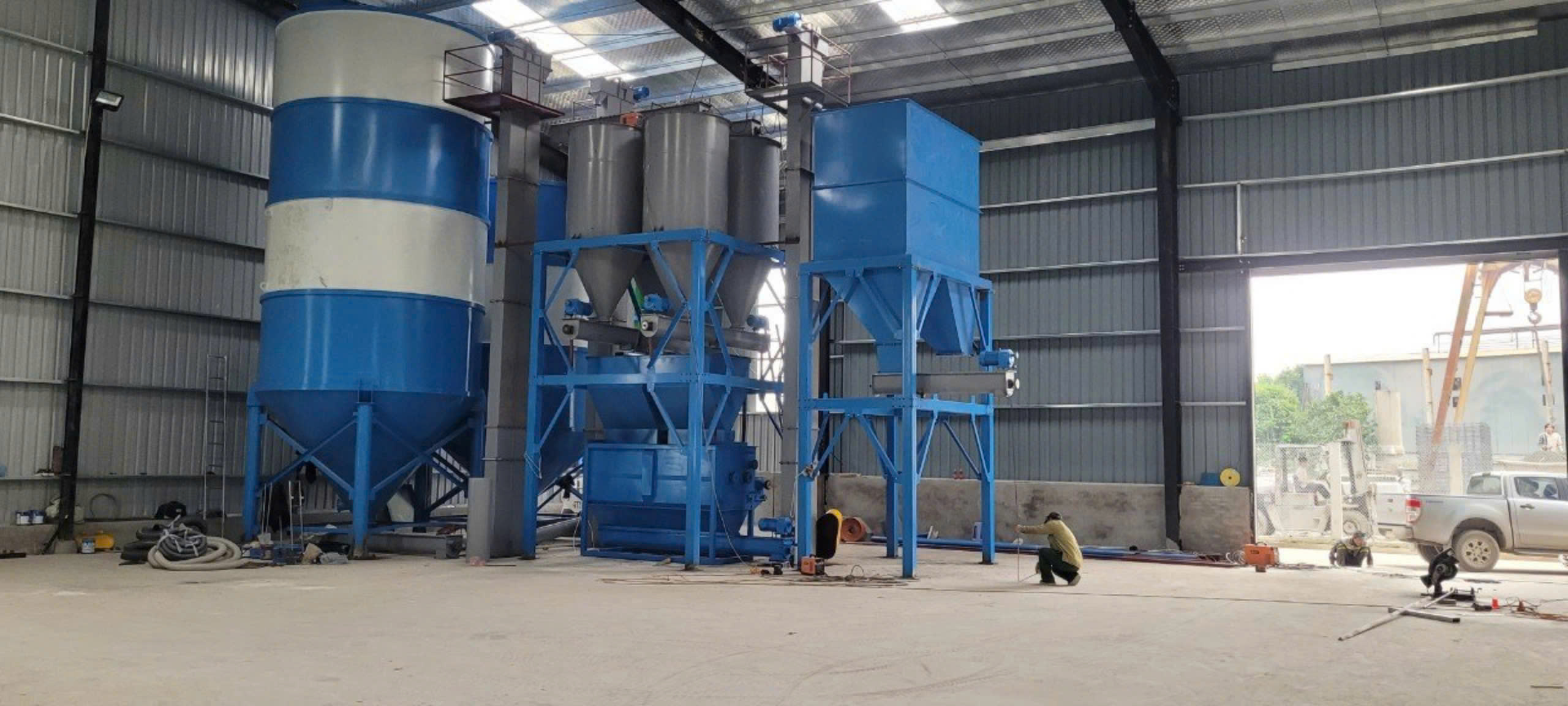 HỆ THỐNG SẢN XUẤT VỮA XÂY DỰNG