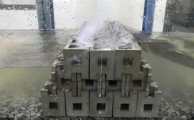 Nhà khoa học Việt làm đê rỗng ngăn sạt lở bờ sông, biển